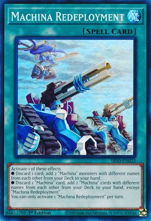 Machina Redeployment [SR10-EN023] Super Rare | Good Games Adelaide SA