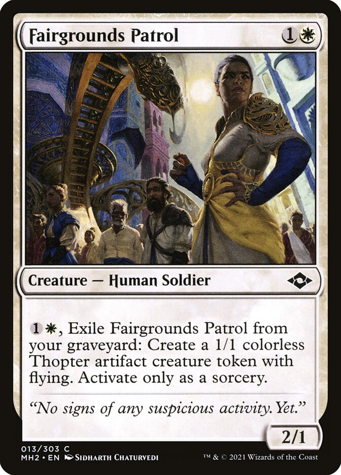 Fairgrounds Patrol 13 (Modern Horizons 2)  - Foil | Good Games Adelaide SA