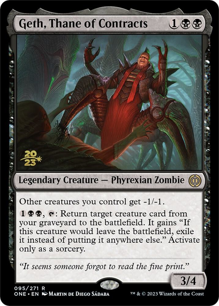 Geth Thane of Contracts 95 (Prerelease Cards)  - Foil | Good Games Adelaide SA