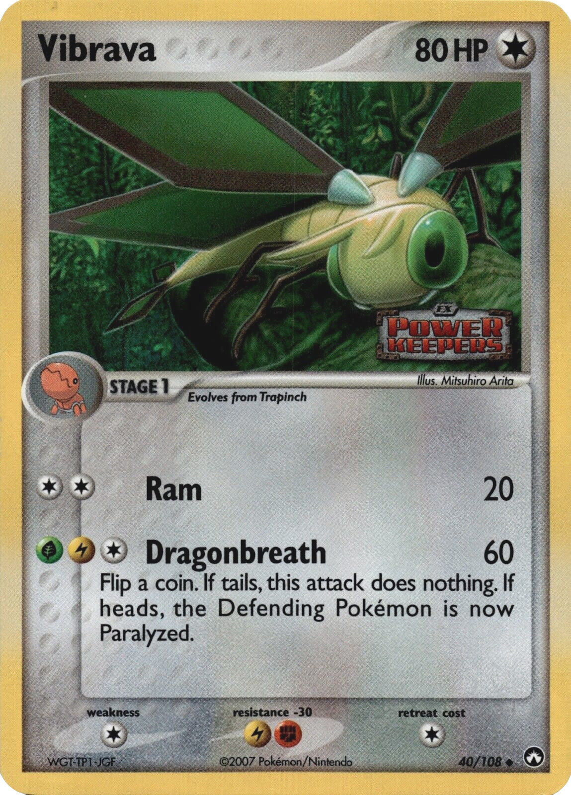 Vibrava (40/108) (Stamped) [EX: Power Keepers] | Good Games Adelaide SA