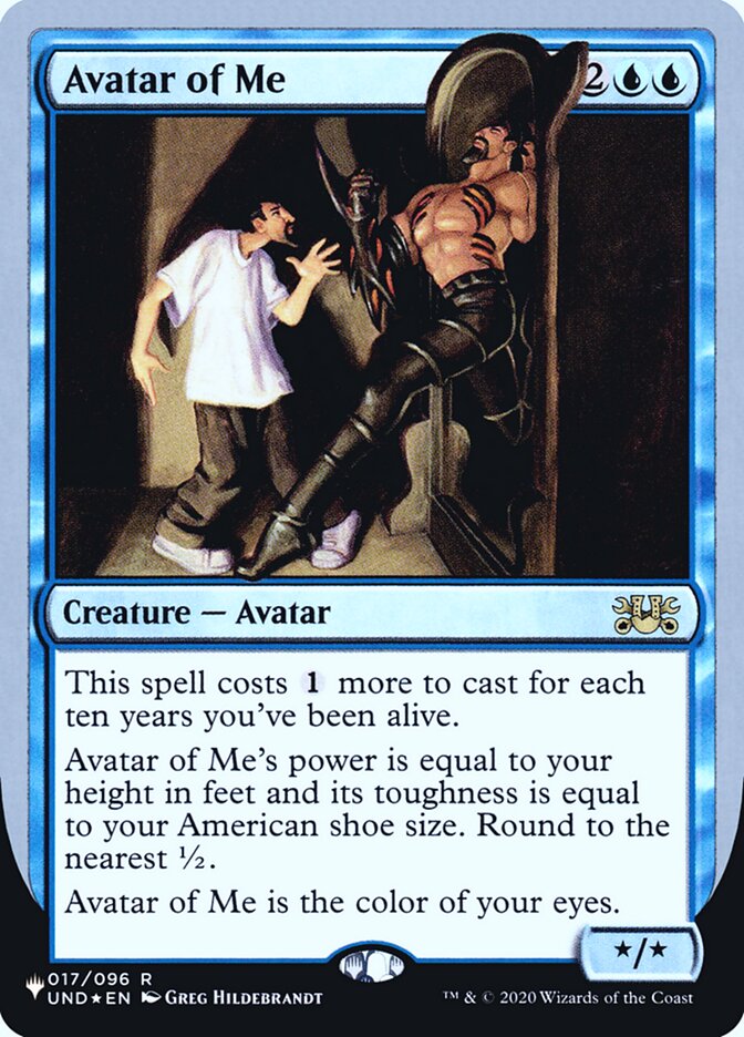 Avatar of Me (Unfinity Foil Edition) [The List] | Good Games Adelaide SA