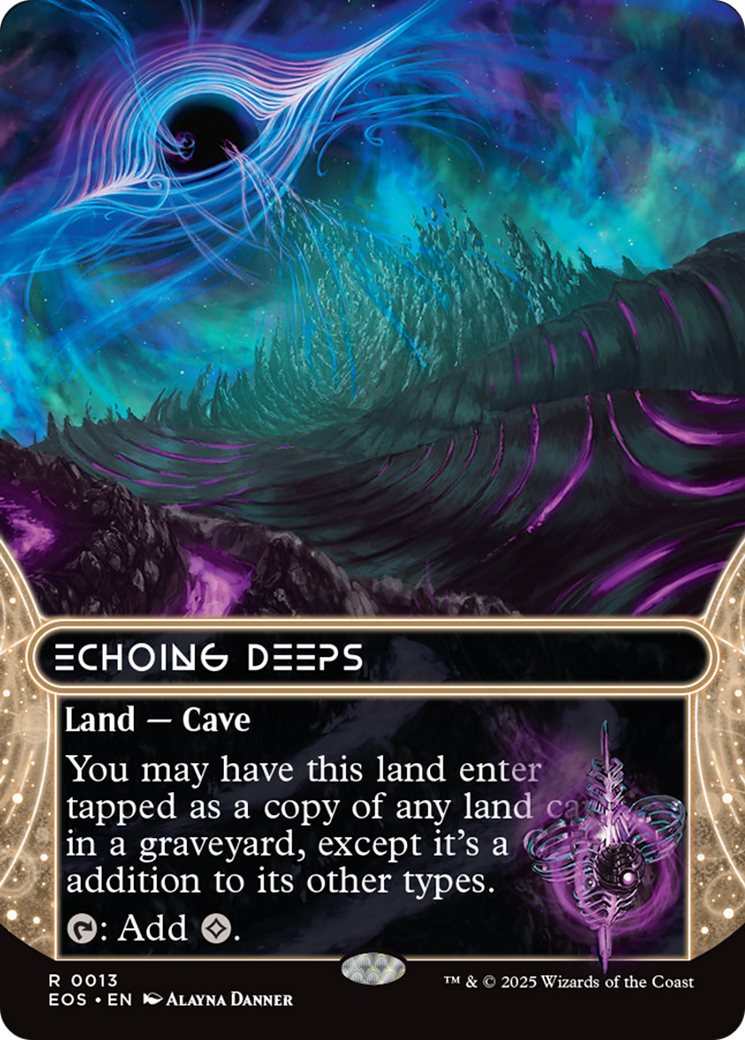 Echoing Deeps (0013) (Borderless) [Edge of Eternities: Stellar Sights] | Good Games Adelaide SA