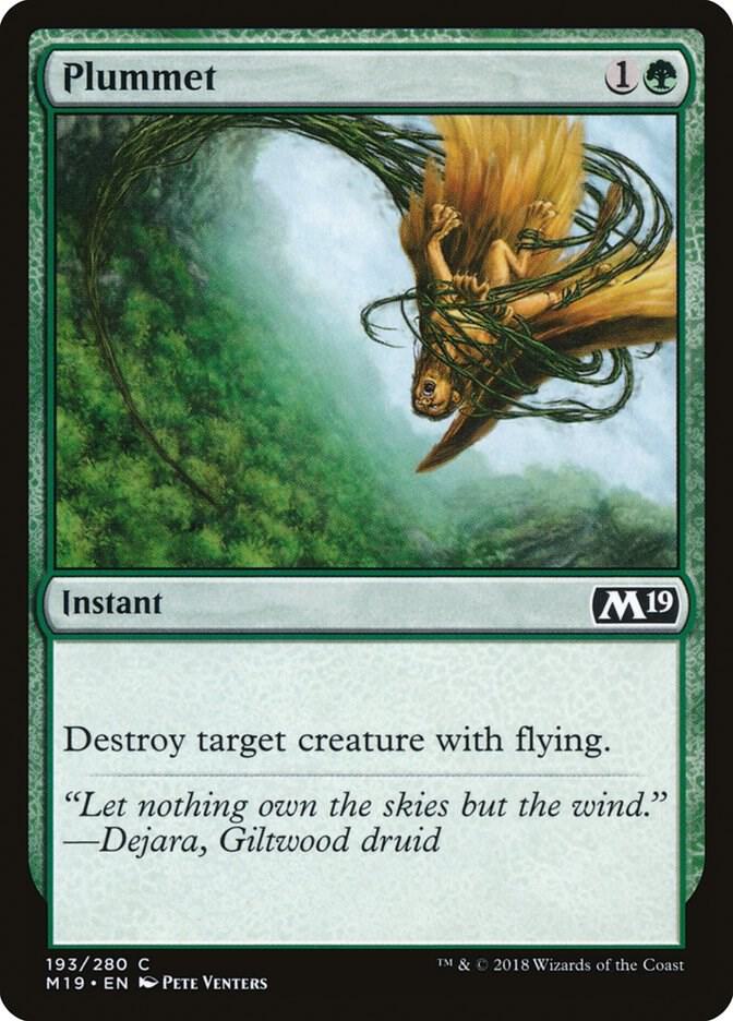 Plummet 193 (Core Set 2019)  - Foil | Good Games Adelaide SA