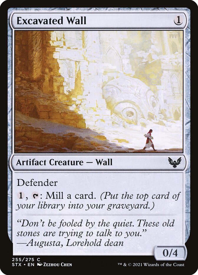 Excavated Wall 255 (Strixhaven: School of Mages)  | Good Games Adelaide SA