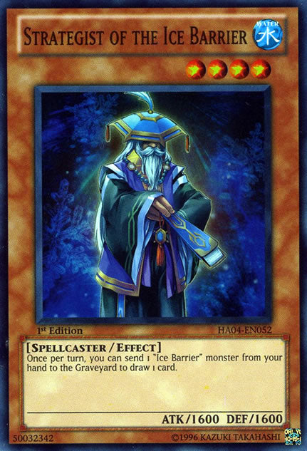Strategist of the Ice Barrier [HA04-EN052] Super Rare | Good Games Adelaide SA