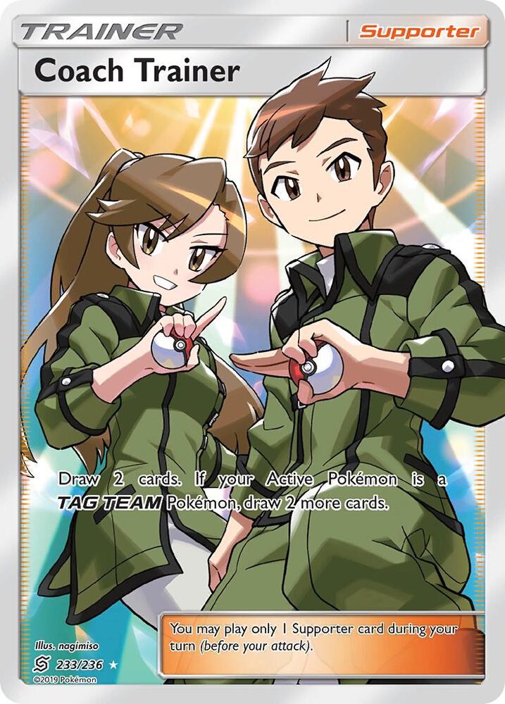 Coach Trainer Full Art 233/236 (SM - Unified Minds)  - Holofoil | Good Games Adelaide SA