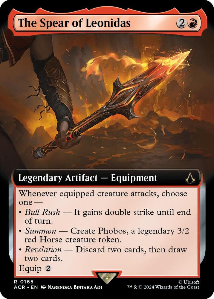 The Spear of Leonidas 165 (Universes Beyond: Assassin's Creed)  - Foil | Good Games Adelaide SA