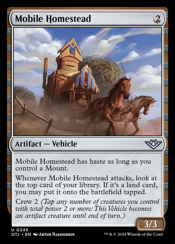 Mobile Homestead 245 (Outlaws of Thunder Junction)  - Foil | Good Games Adelaide SA