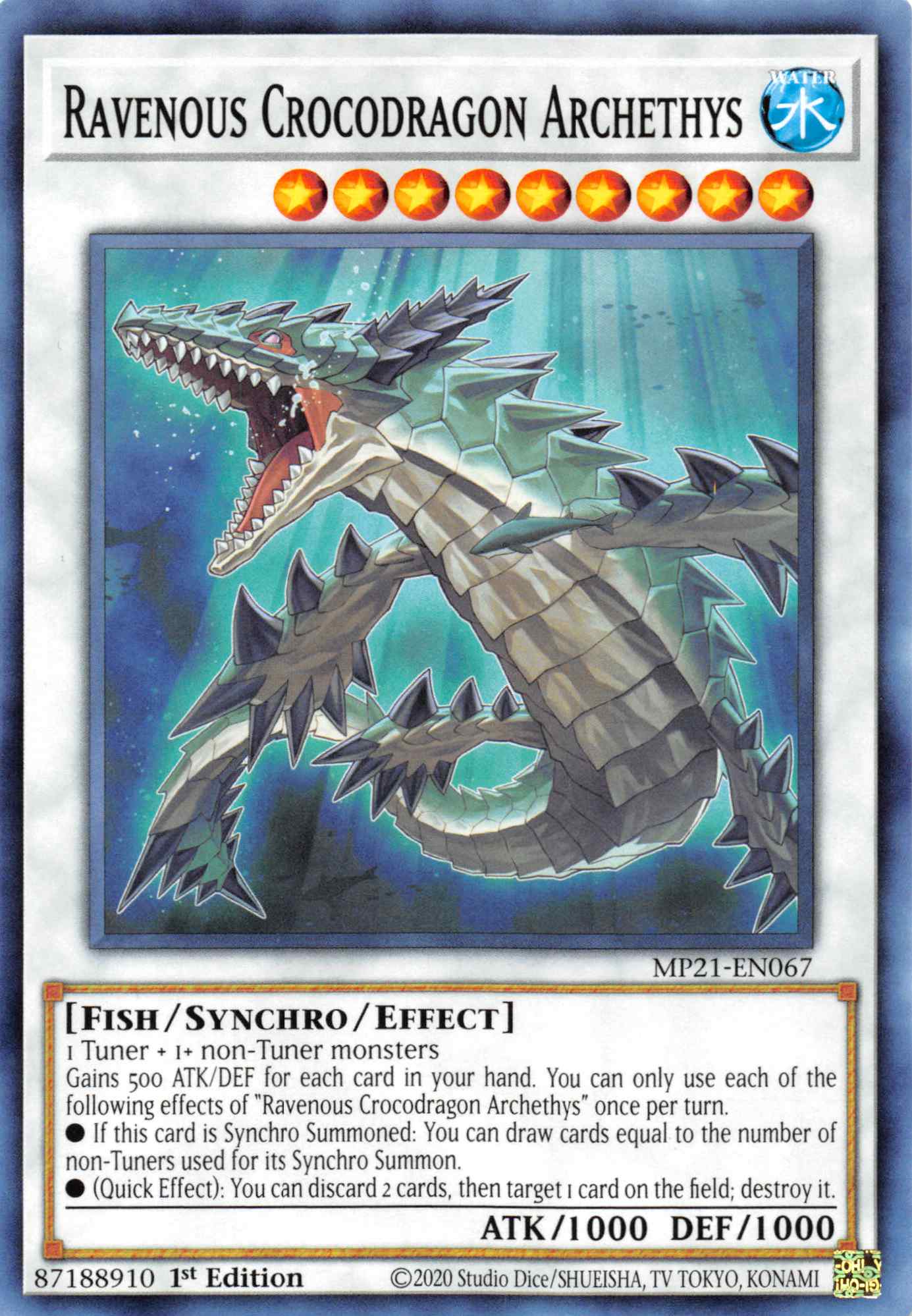 Ravenous Crocodragon Archethys [MP21-EN067] Common | Good Games Adelaide SA