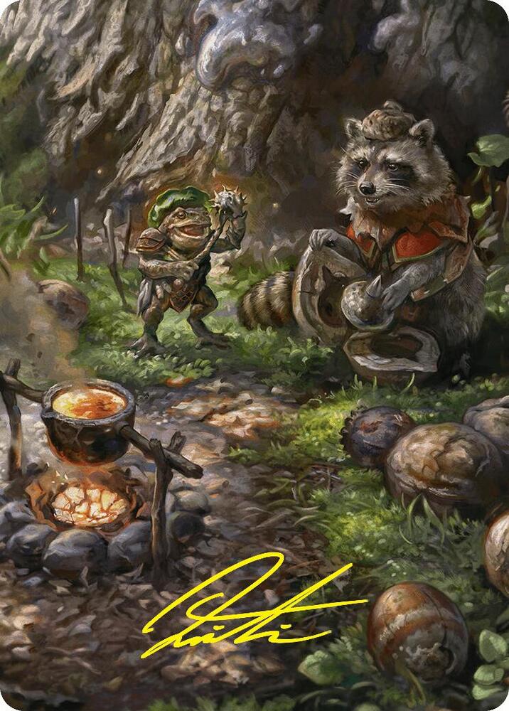 Sylvan Scavenging Art Card 46 54 Gold Stamped Signature 46 (Art Series: Foundations)  | Good Games Adelaide SA