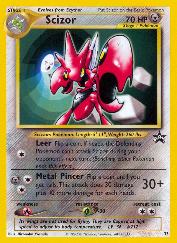Scizor (33) [Wizards of the Coast: Black Star Promos] | Good Games Adelaide SA