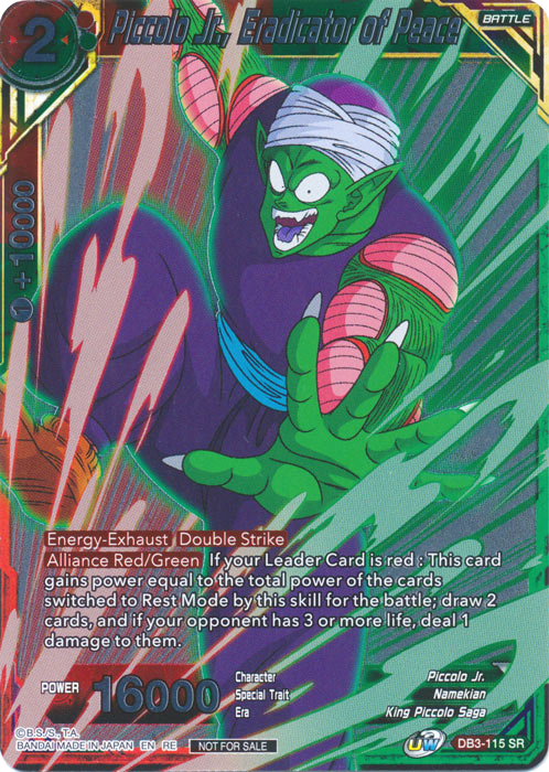 Piccolo Jr., Eradicator of Peace (Event Pack 09 - Alternate Foil) (DB3-115) [Tournament Promotion Cards] | Good Games Adelaide SA
