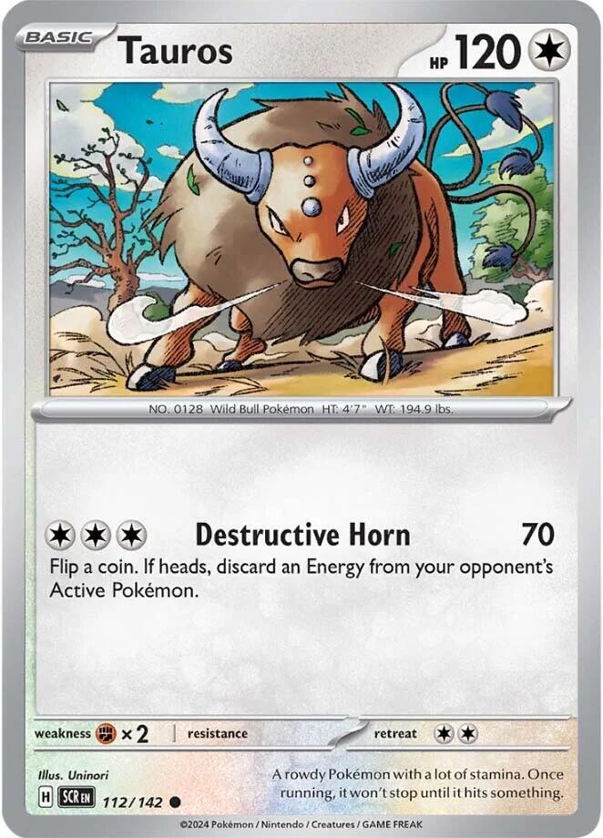 Tauros 112/142 (SV07: Stellar Crown)  | Good Games Adelaide SA