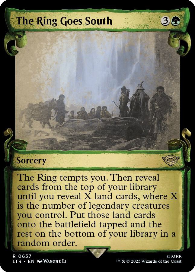 The Ring Goes South 637 (Universes Beyond: The Lord of the Rings: Tales of Middle-earth)  - Showcase Scroll | Good Games Adelaide SA
