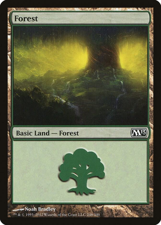 Forest 248 248 (Magic 2013 (M13))  - Foil | Good Games Adelaide SA