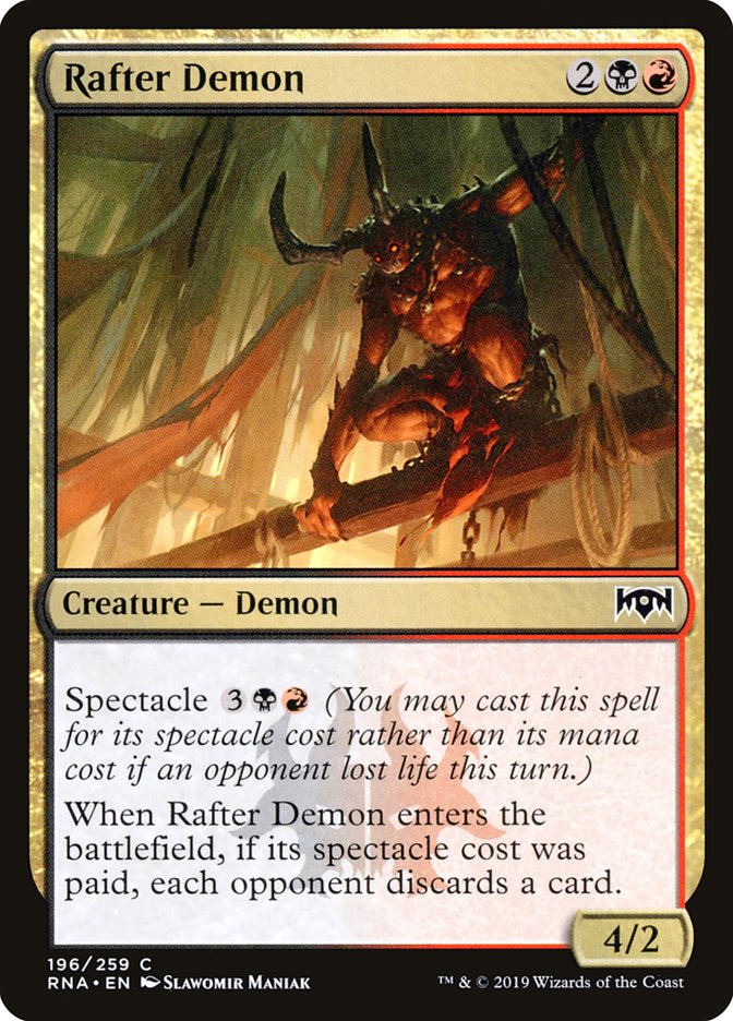 Rafter Demon 196 (Ravnica Allegiance)  | Good Games Adelaide SA
