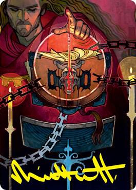Sign in Blood Art Card Gold Stamped Signature 72 (Art Series: Strixhaven)  | Good Games Adelaide SA