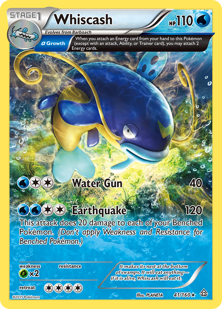 Whiscash (41/160) [XY: Primal Clash] | Good Games Adelaide SA