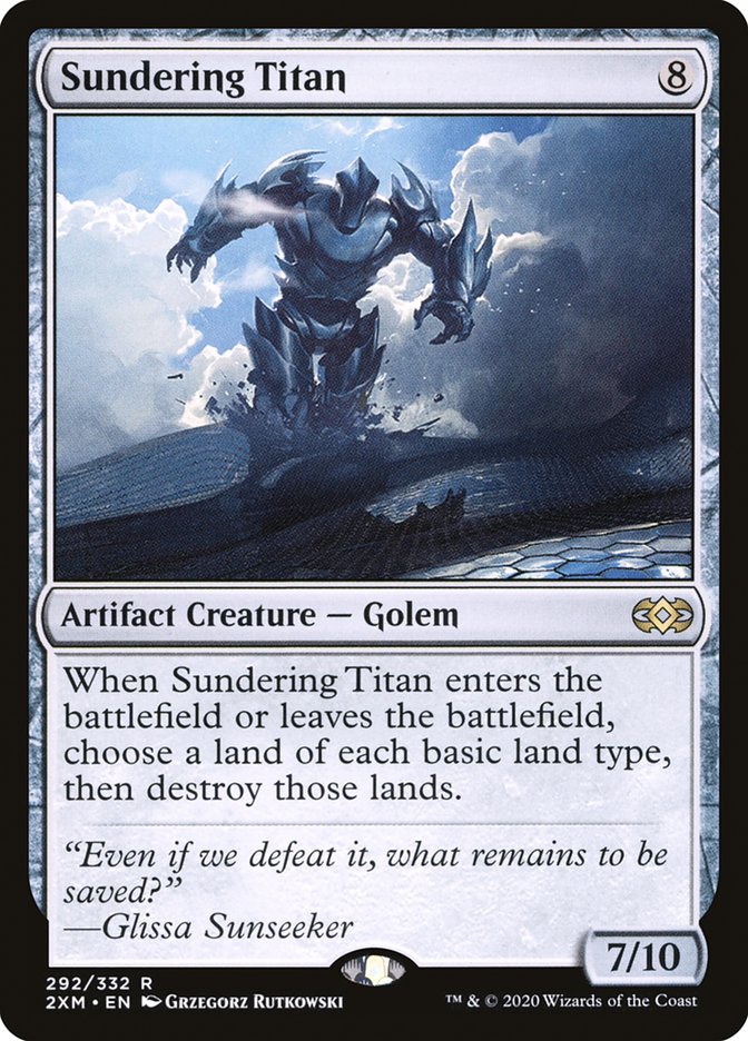 Sundering Titan 292 (Double Masters)  - Foil | Good Games Adelaide SA