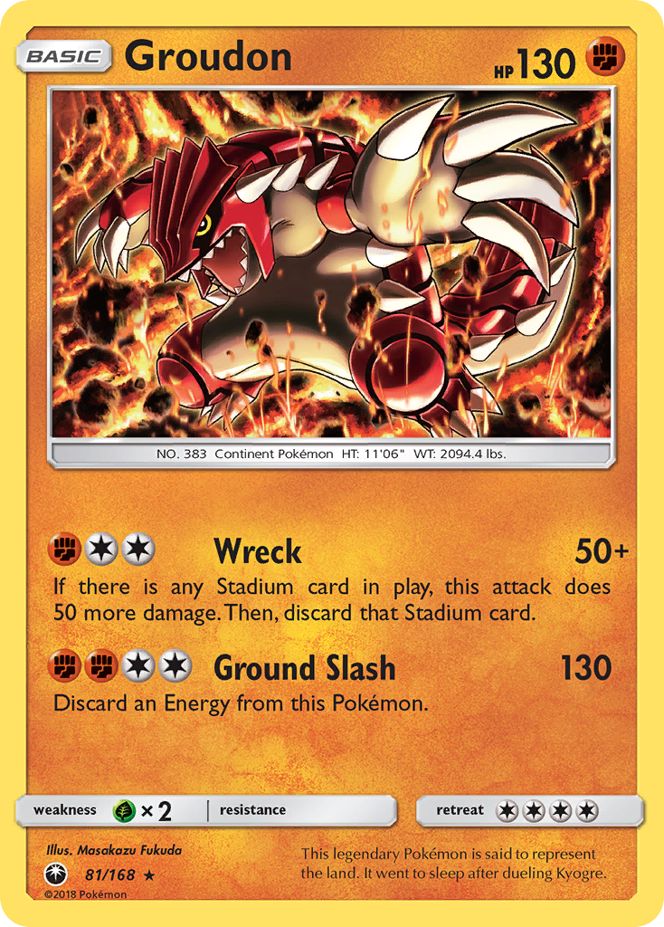 Groudon (81/168) [Sun & Moon: Celestial Storm] | Good Games Adelaide SA