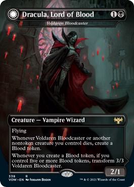 Dracula Lord of Blood Voldaren Bloodcaster 338 (Innistrad: Crimson Vow)  - Foil | Good Games Adelaide SA