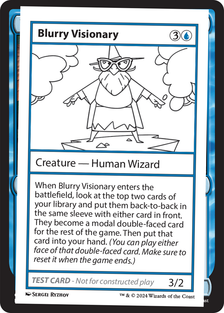 Blurry Visionary [Mystery Booster 2 Playtest Cards] | Good Games Adelaide SA