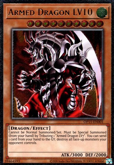 Armed Dragon LV10 [OP15-EN001] Ultimate Rare | Good Games Adelaide SA