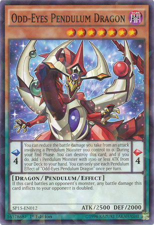 Odd-Eyes Pendulum Dragon [SP15-EN012] Shatterfoil Rare | Good Games Adelaide SA