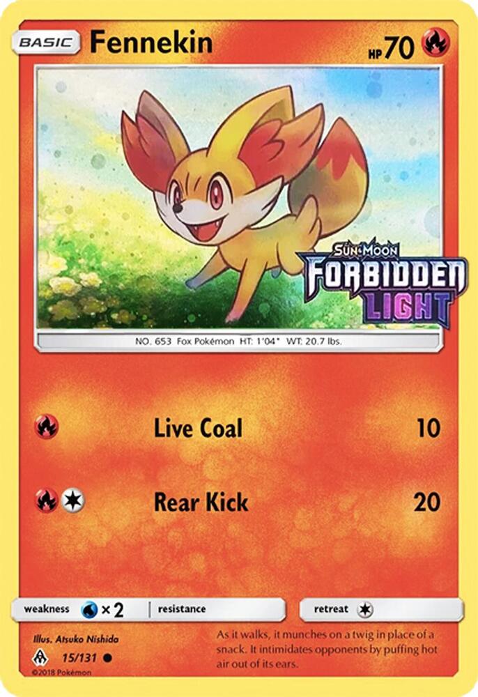 Fennekin Toys R Us Promo 15/131 (SM Promos)  - Holofoil | Good Games Adelaide SA