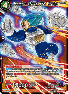 Surprise Attack SSB Vegeta (Starter Deck - Pride of the Saiyans) (SD15-05) [Cross Spirits] | Good Games Adelaide SA