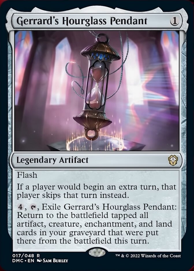 Gerrard's Hourglass Pendant [Dominaria United Commander] | Good Games Adelaide SA