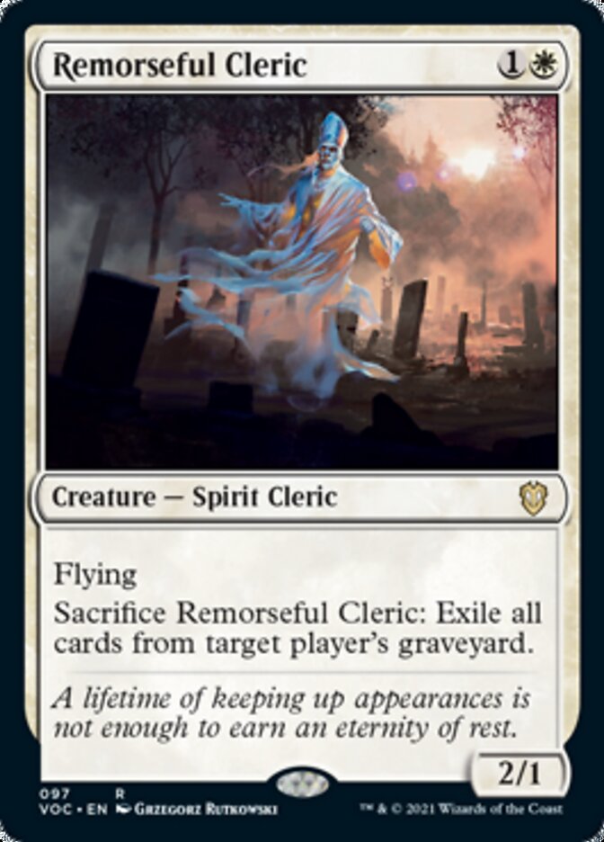 Remorseful Cleric [Innistrad: Crimson Vow Commander] | Good Games Adelaide SA
