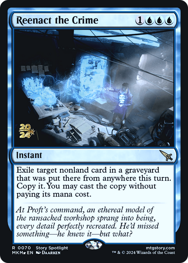 Reenact the Crime [Murders at Karlov Manor Prerelease Promos] | Good Games Adelaide SA