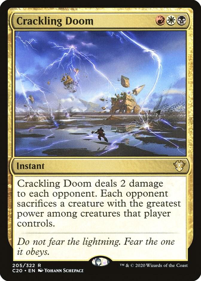 Crackling Doom 205 (Commander 2020)  | Good Games Adelaide SA