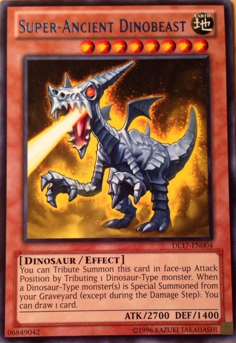 Super-Ancient Dinobeast (Blue) [DL17-EN004] Rare | Good Games Adelaide SA