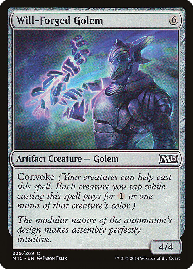 Will-Forged Golem 239 (Magic 2015 (M15))  | Good Games Adelaide SA