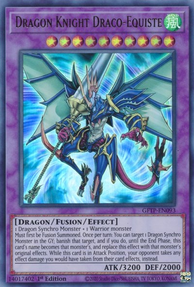 Dragon Knight Draco-Equiste [GFTP-EN093] Ultra rare | Good Games Adelaide SA