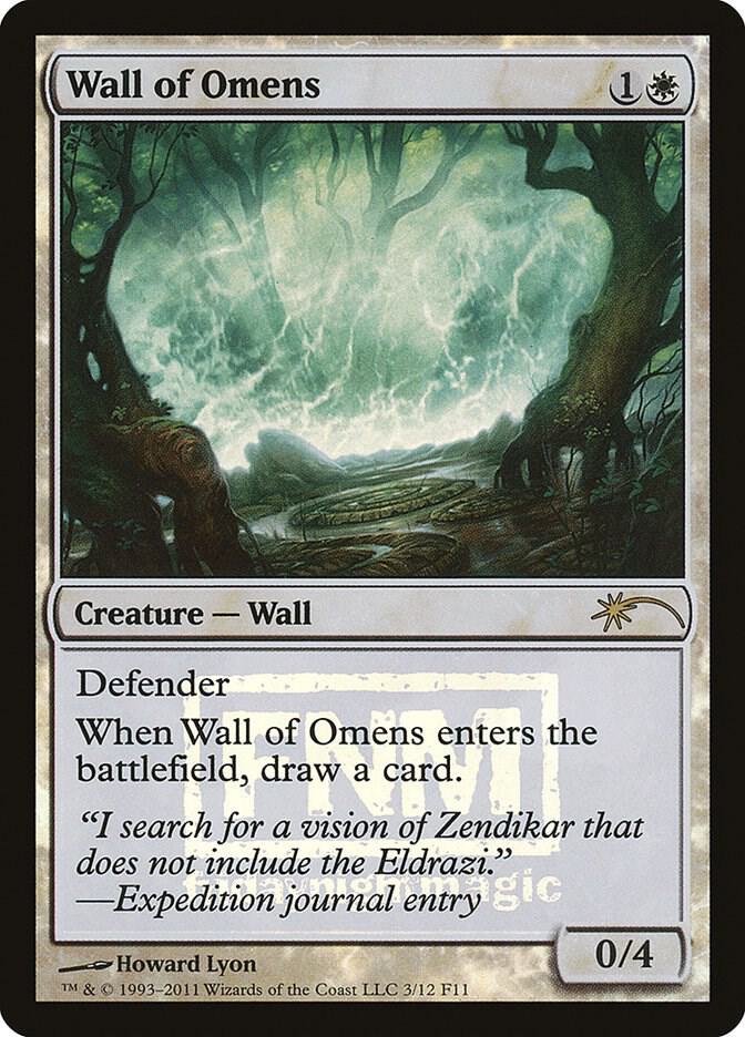 Wall of Omens 3 (FNM Promos)  - Foil | Good Games Adelaide SA