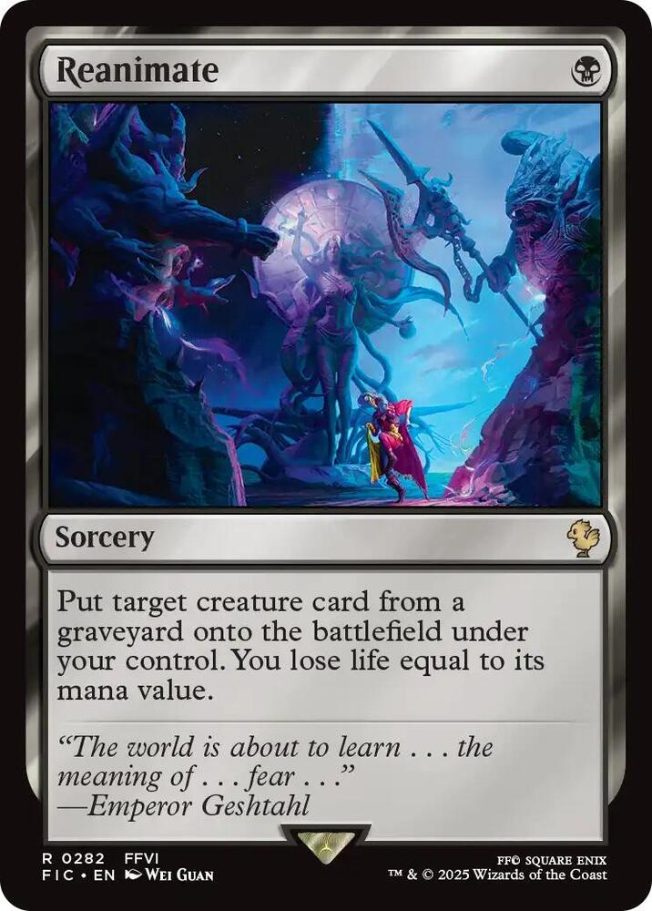 Reanimate Surge Foil 282 (Commander: FINAL FANTASY)  - Surge Foil | Good Games Adelaide SA