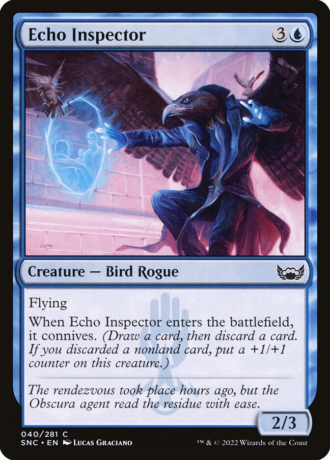 Echo Inspector 40 (Streets of New Capenna)  - Foil | Good Games Adelaide SA