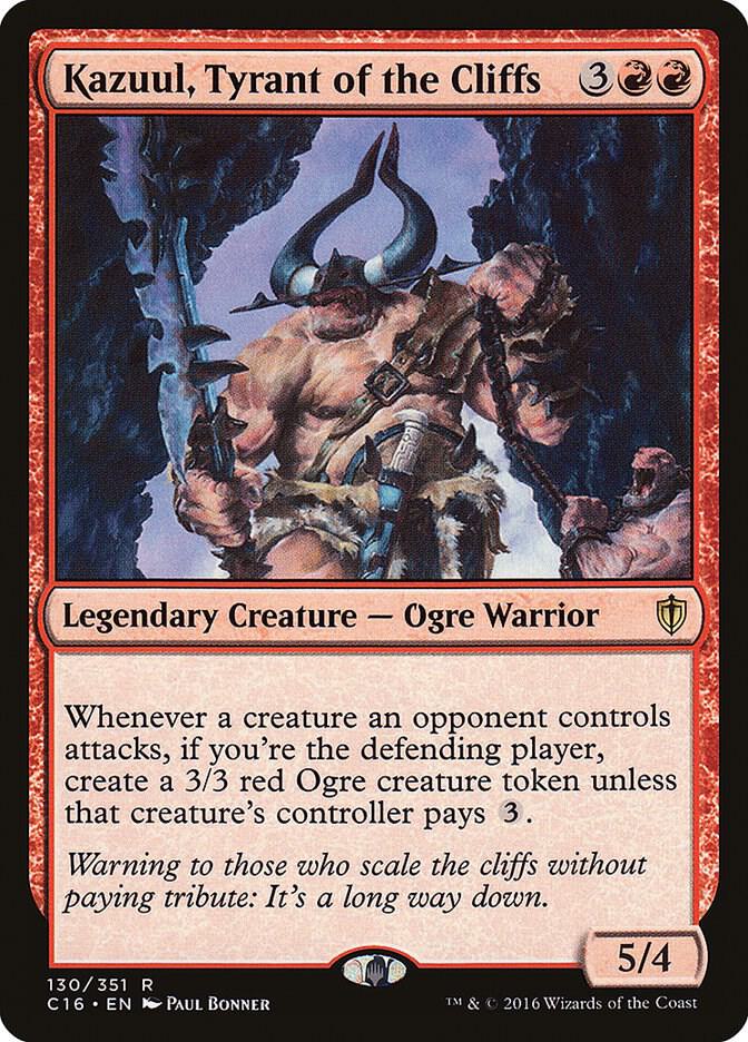 Kazuul Tyrant, of the Cliffs 130 (Commander 2016)  | Good Games Adelaide SA