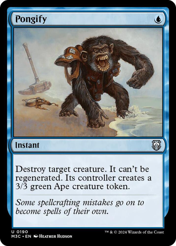 Pongify 190 (Commander: Modern Horizons 3)  - Foil | Good Games Adelaide SA