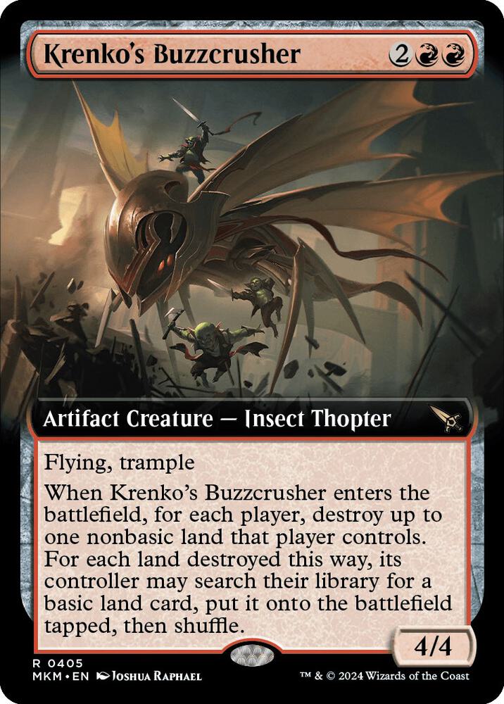 Krenko's Buzzcrusher 405 (Murders at Karlov Manor)  - Foil | Good Games Adelaide SA