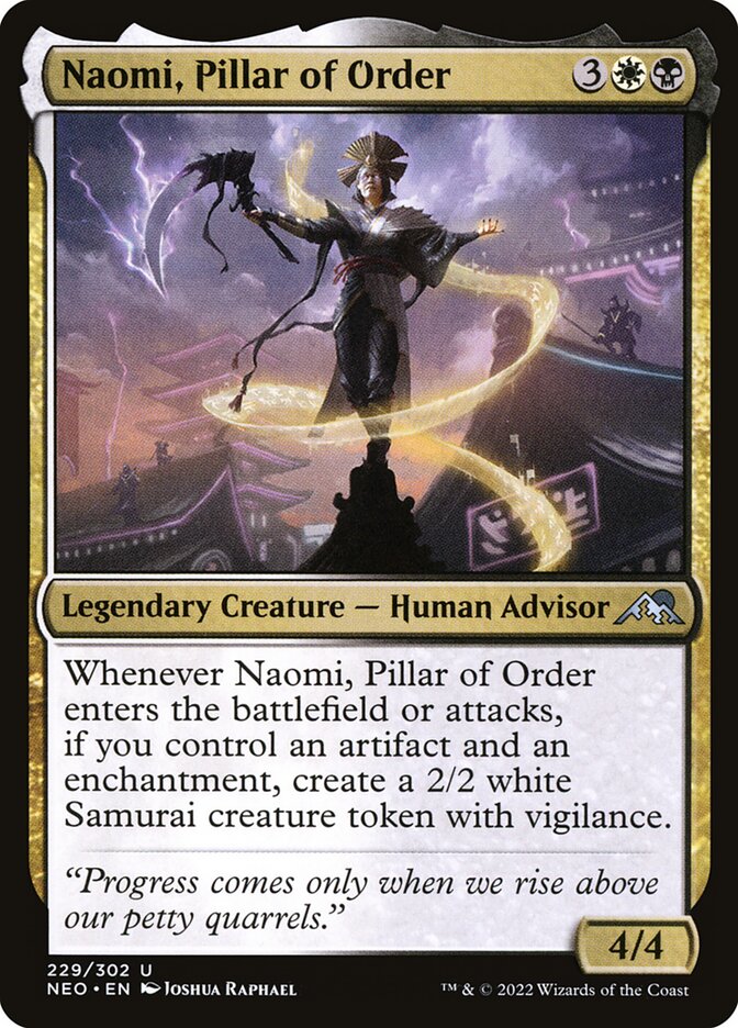 Naomi, Pillar of Order 229 (Kamigawa: Neon Dynasty)  | Good Games Adelaide SA