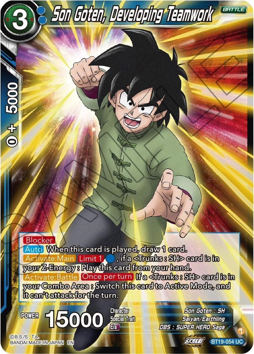 Son Goten, Developing Teamwork (BT19-054) [Fighter's Ambition] | Good Games Adelaide SA