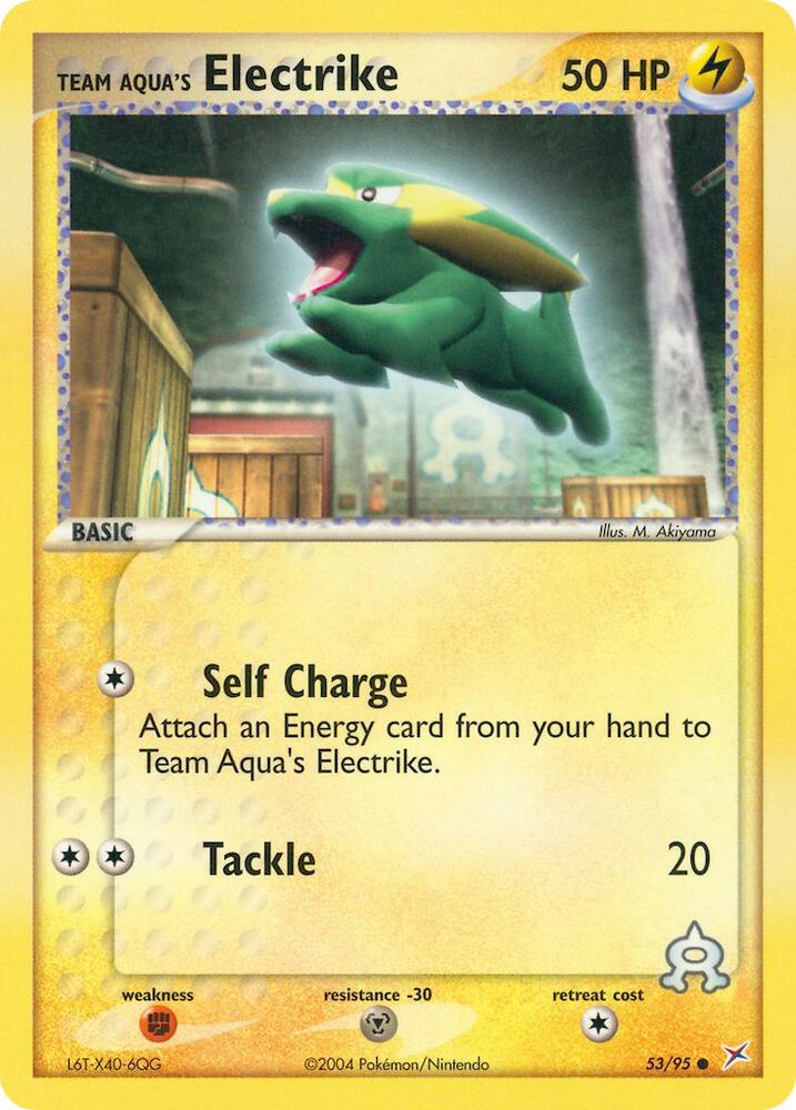 Team Aqua's Electrike 53/95 (Team Magma vs Team Aqua)  | Good Games Adelaide SA