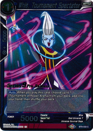 Whis, Tournament Spectator (Universal Onslaught) [BT9-033] | Good Games Adelaide SA