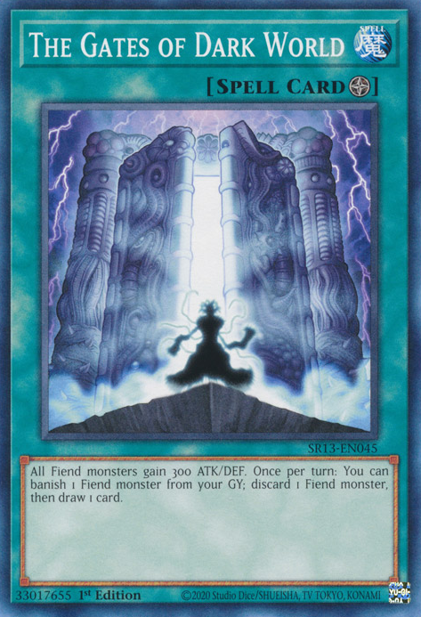 The Gates of Dark World [SR13-EN045] Common | Good Games Adelaide SA