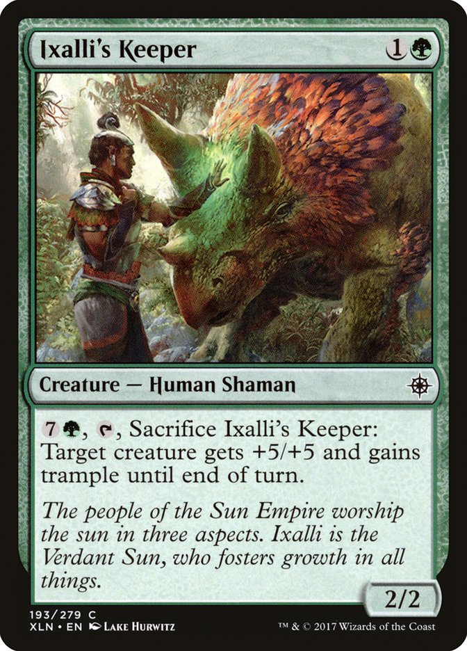 Ixalli's Keeper 193 (Ixalan)  - Foil | Good Games Adelaide SA