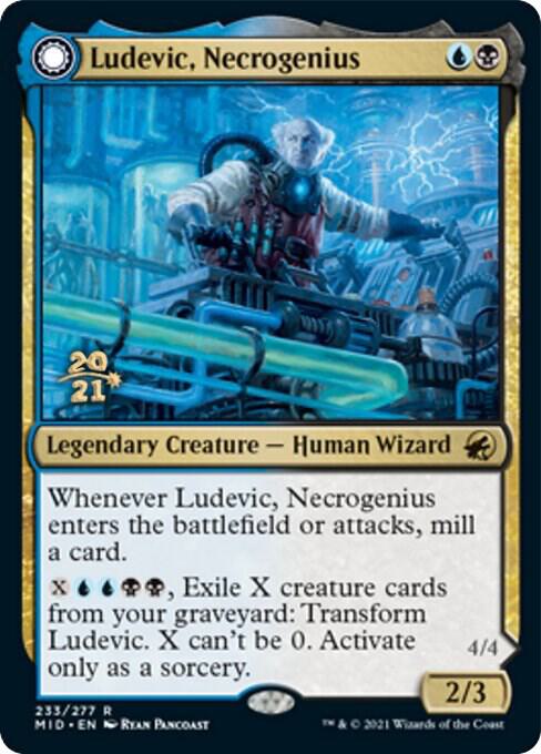 Ludevic Necrogenius 233 (Prerelease Cards)  - Foil | Good Games Adelaide SA